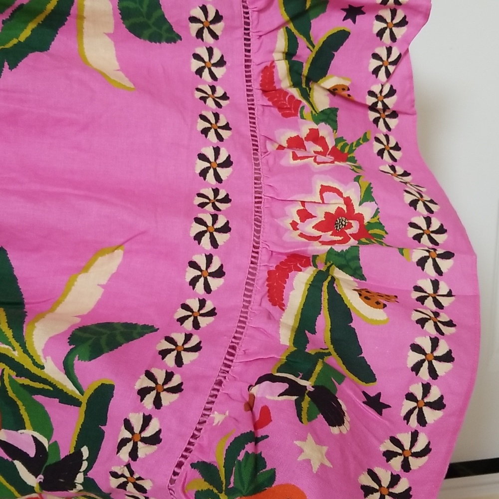 FARM Rio Pink Leopard Forest Mini Dress - Picture 5 of 10